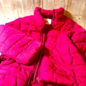 Girls - Pink Puffer Jacket - Size Small (5/6)